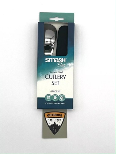 Smash blue cutlery set - blue,